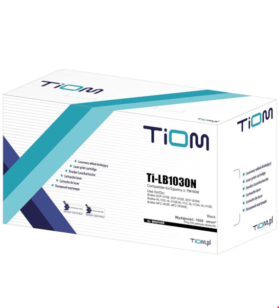 TIOM BROTHER TN1030/1TYS/CZARNY