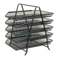 SZUFLADA METAL 5 PÓŁEK CZARNA Q-CONNECT