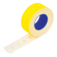 TAŚMA DO METKOWNICY 22X12/PROSTA/JEDNORZĘDOWA/ŻÓŁTA A'5