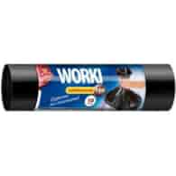 WORKI NA ŚMIECI 160L/10  LDPE  Supermocna Czarne
