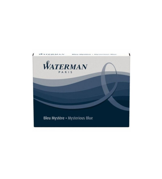 NABOJE WATERMAN NIEBIESKO-CZARNE opak. 8 szt.