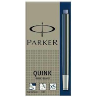 NABOJE PARKER DO PIÓR NIEBIESKO-CZARNE