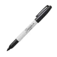 MARKER PERMANENT SHARPIE FINE Okrągły Czarny opak.12 szt.