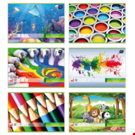 BLOK RYSUNKOWY A-4/10k  Kolorowy