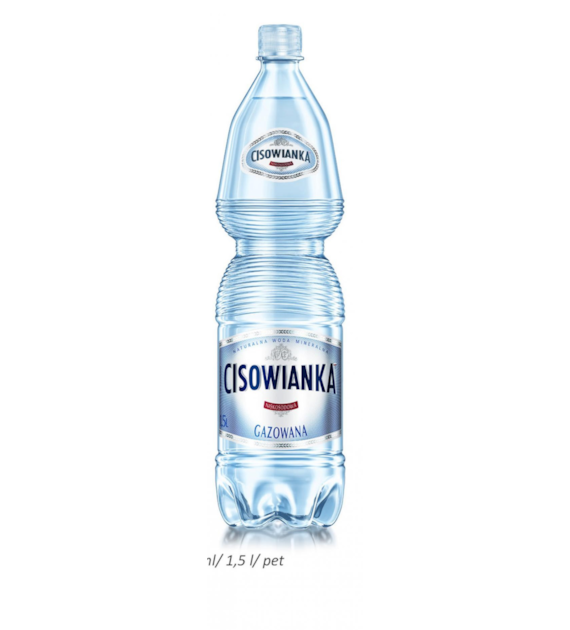 WODA CISOWIANKA 1,5L Gazowana  opak. 6 szt.