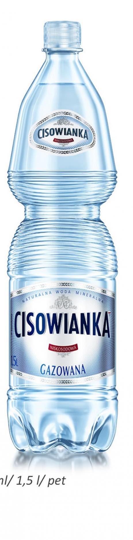 WODA CISOWIANKA 1,5L GAZOWANA opak. 6 szt.