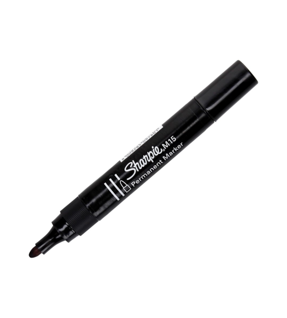 MARKER PERMANENT SHARPIE OKRĄGŁY M15 Czarny opak. 12 szt.