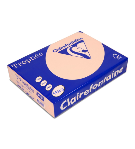 PAPIER KOLOR ŁOSOSIOWY A-4 160G A'4