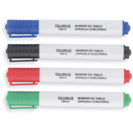 MARKER SUCHOŚCIERALNY 4 kolory+Gąbka