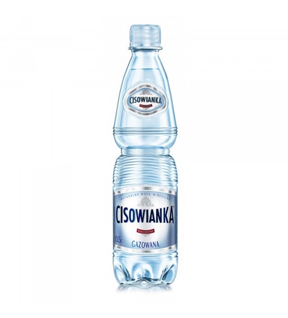 WODA CISOWIANKA 0,5L GAZOWANA     opak. 12 szt.