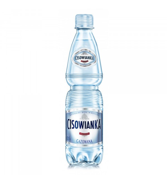 WODA CISOWIANKA 0,5L Gazowana  opak. 12 szt.