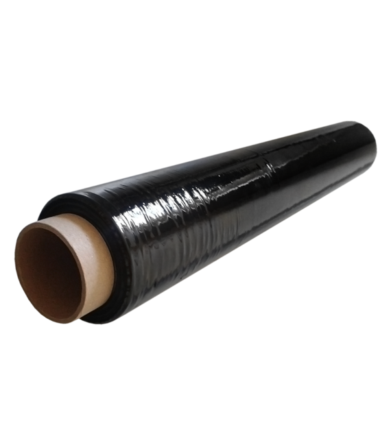 FOLIA STRETCH 0,5m x 1,65 kg  czarna   opak. 6 rolek