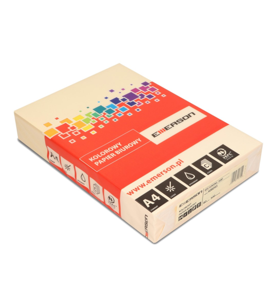 PAPIER KOLOR KOŚĆ SŁONIOWA A-4   A'5