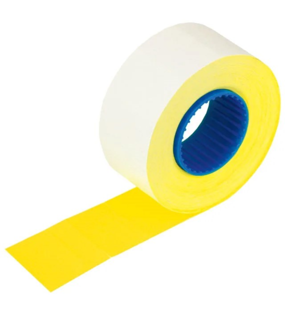 TAŚMA DO METKOWNICY 26X16/PROSTA/DWURZĘDOWA/ŻÓŁTA A'5
