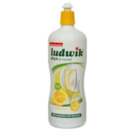 PŁYN DO NACZYŃ LUDWIK 900 ml  Cytryna kart.12 szt.