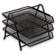 SZUFLADA METAL 3 PÓŁKI Czarna