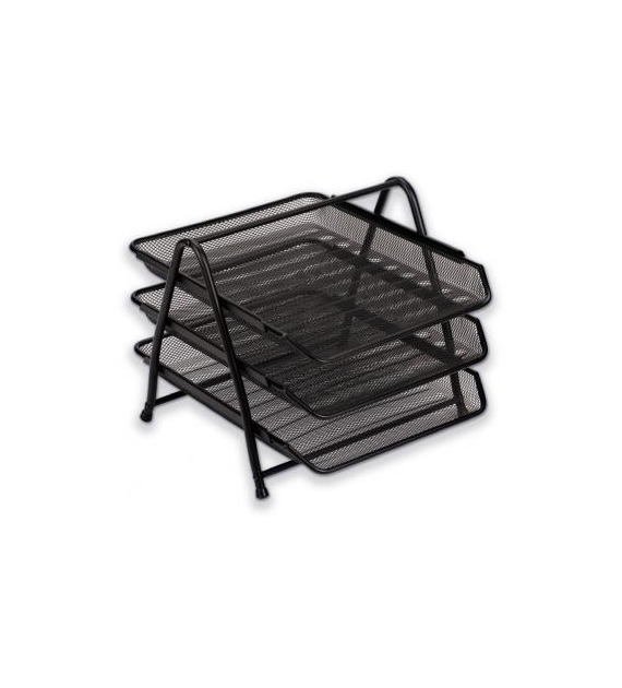 SZUFLADA METAL 3 PÓŁKI Czarna