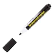 MARKER SUCHOŚCIERALNY D.Rect Okrągły 3150 Czarny opak. 12 szt.