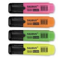 ZAKREŚLACZ TAURUS KPL  4 kol.