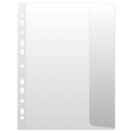 KOSZULKA A-4 DONAU KLAPA BOK 100m. opak.10 szt.