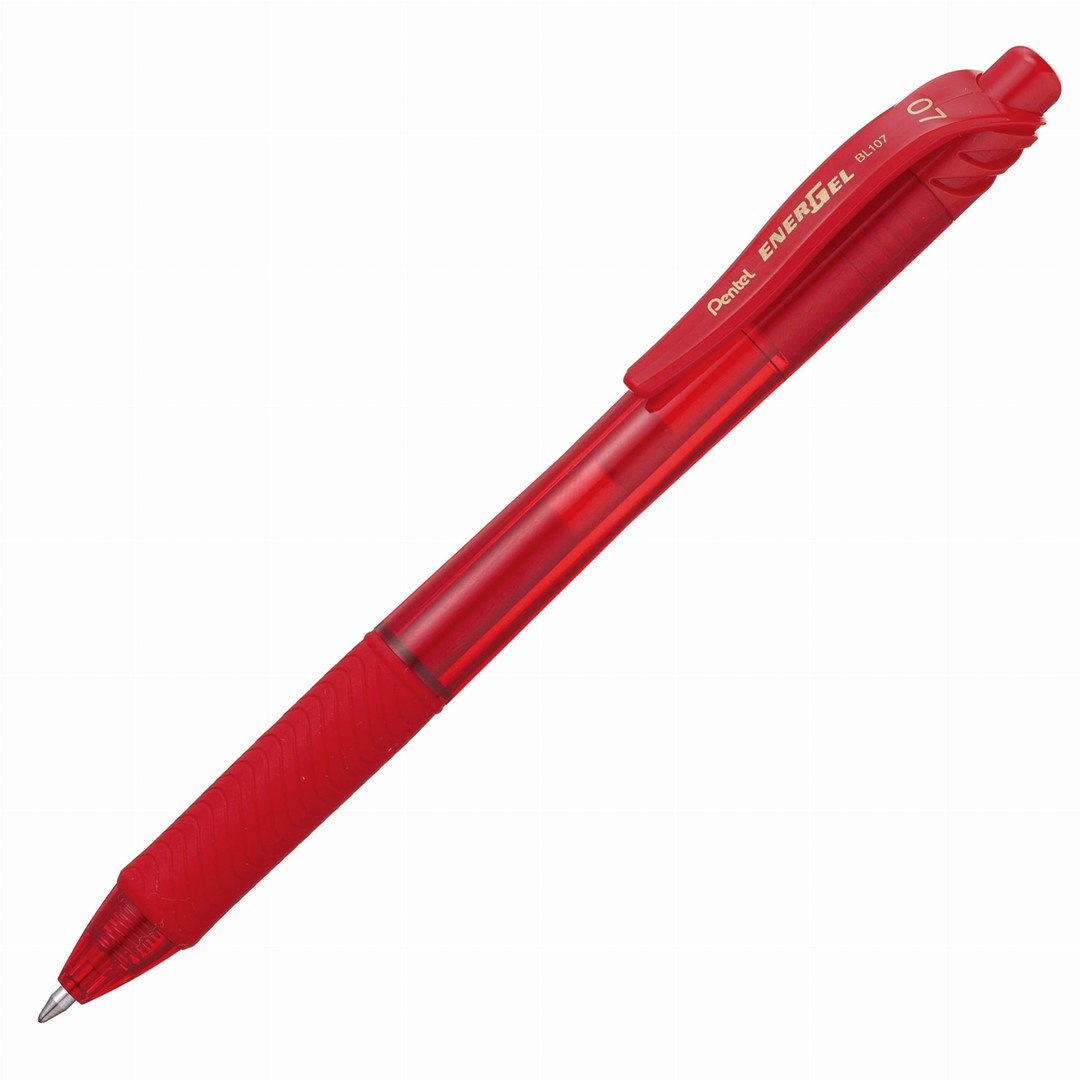 DŁUGOPIS ŻEL PENTEL AUTOMATYCZNY BL107 CZERWONY ( LR7 )
