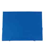 TECZKA HARMONIJKA 12 PRZEGRÓD 9112C z gumką niebieska