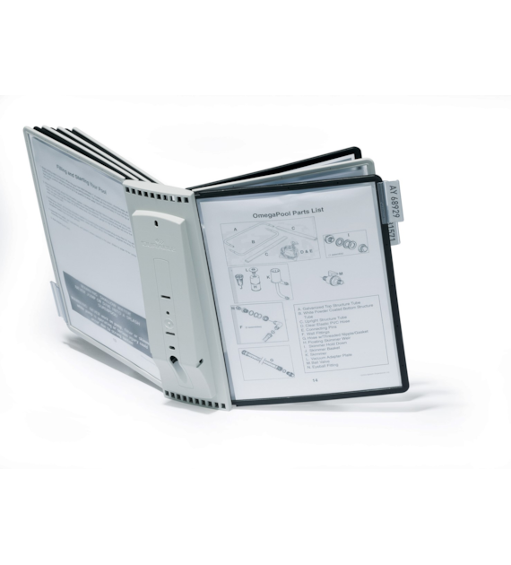 ZESTAW NAŚCIENNY 10 PANELI SZARE+CZARNE WALL 10