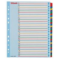 PRZEKŁADKI A-4/1-31 ESSELTE PLASTIK/KOLOR/MAXI MYLAR