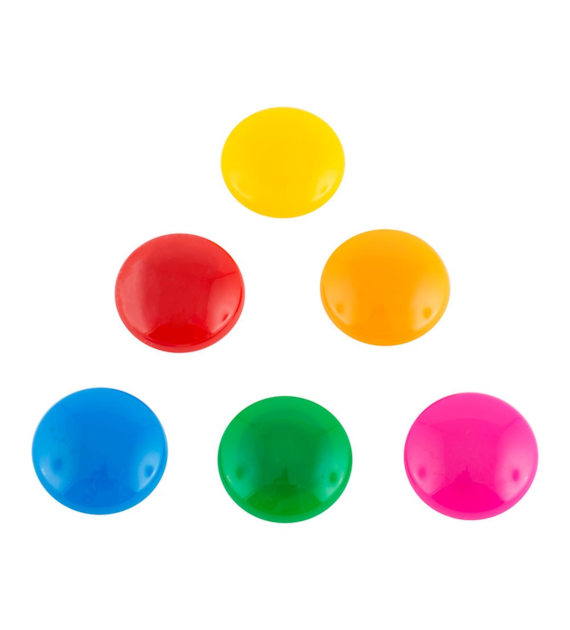 MAGNESY MIX KOLORÓW  30mm  opak. 6 szt.