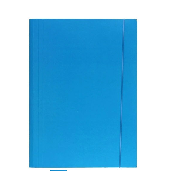 TECZKA Z GUMKĄ BARBARA NIEBIESKA opak. 25 szt.