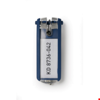 ZAWIESZKA DO KLUCZY DURABLE GRANATOWA  opak. 6 szt.