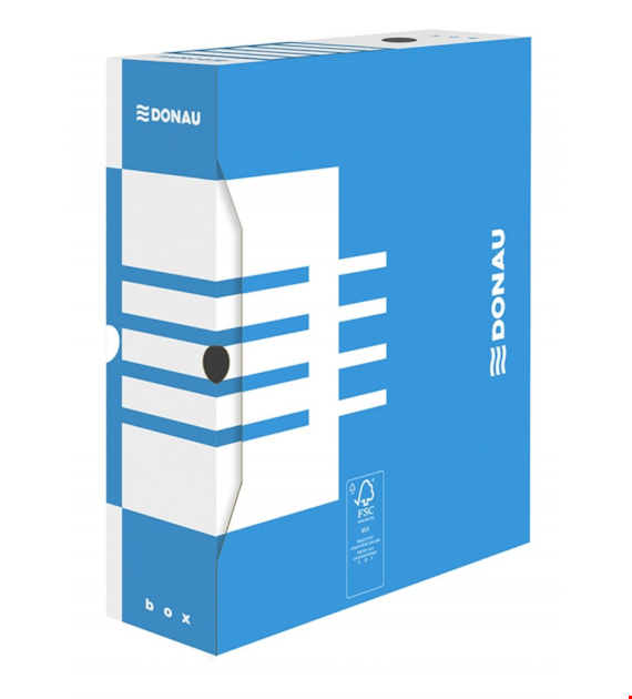 PUDEŁKO ARCHIWIZACYJNE DONAU 100MM NIEBIESKIE opak. 20 szt.