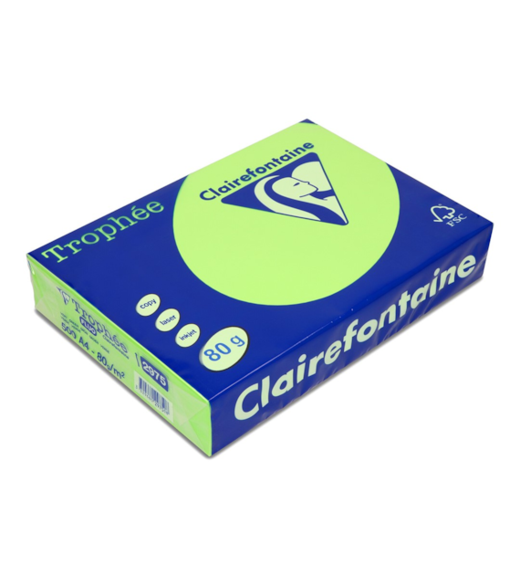 PAPIER KOLOR ZIELONY FLUO A-4 2975 A'5