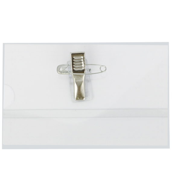 IDENTYFIKATOR 90X55 KLIPS I AGRAFKA opak. 50 szt.