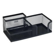 PRZYBORNIK METAL 3 komory MW218 czarny