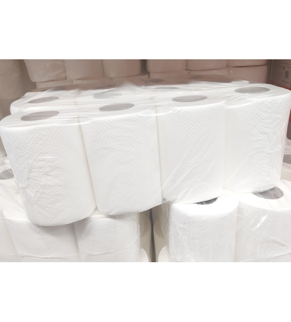 RĘCZNIK KUCHENNY Mini  2W  Biały  Celuloza worek  12 rolek