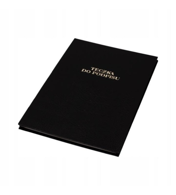 TECZKA DO PODPISU  8/STR. CZARNA