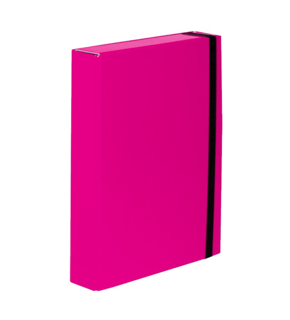 TECZKA Z GUMKĄ A-4/5CM SKRZYDŁOWA CARIBIC RÓŻOWA opak. 7 szt.