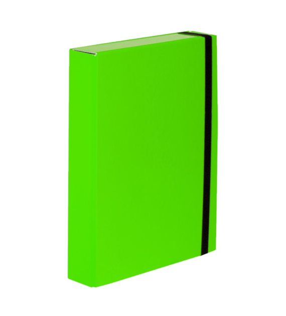 TECZKA Z GUMKĄ A-4/5cm  CARIBIC Jasna zielona