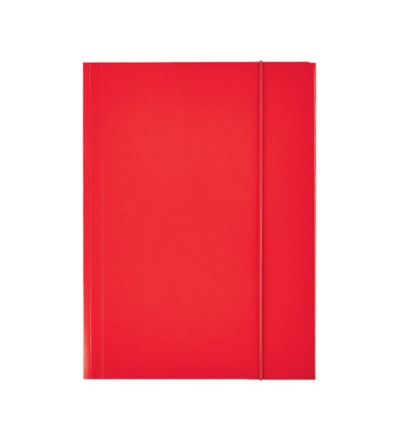 TECZKA Z GUMKĄ ESSELTE CZERWONA opak. 10 szt.