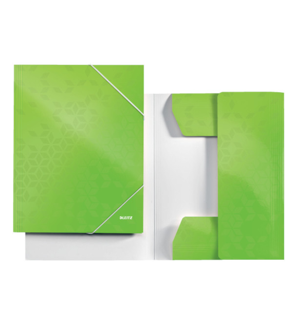 TECZKA Z GUMKĄ LEITZ WOW ZIELONA