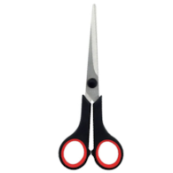 NOŻYCZKI 17,5cm  GR5700  Gumowa Rączka