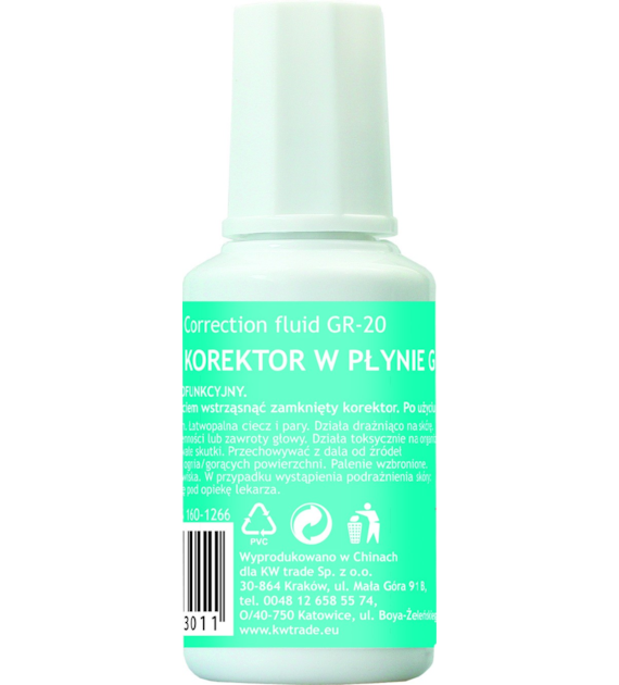KOREKTOR W PŁYNIE GRAND GR-20  20 ml.