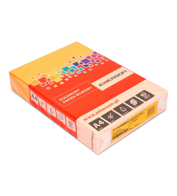 PAPIER KOLOR POMARAŃCZ A-4   kart. 5 ryz