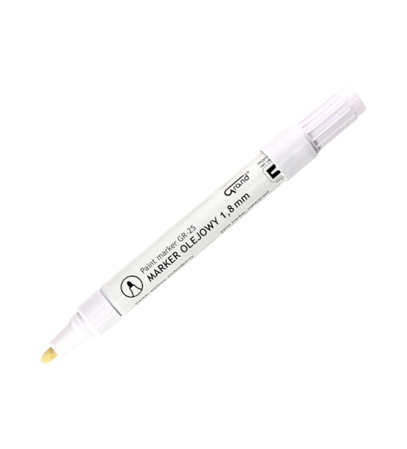 MARKER OLEJOWY GRAND GR-25 BIAŁY opak.12 szt.