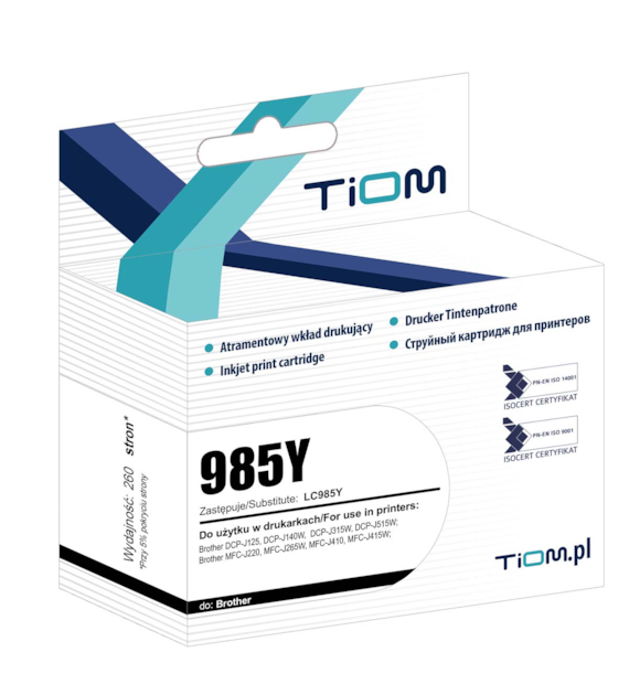 TIOM BROTHER LC985/260STR/YELLOW