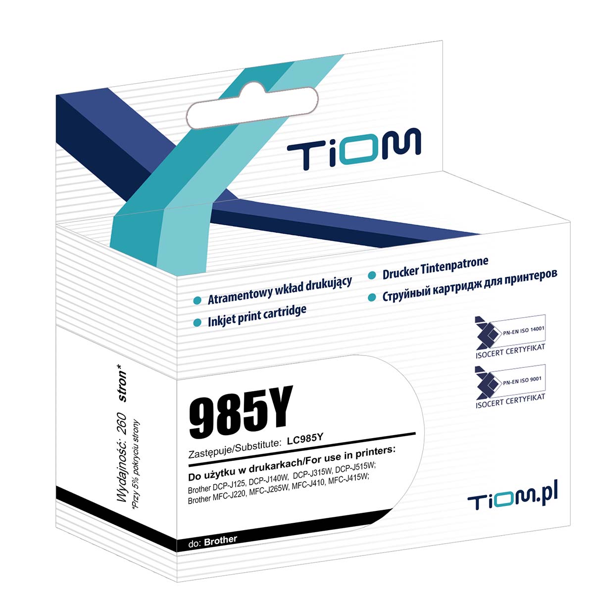 TIOM BROTHER LC985/260STR/YELLOW