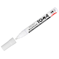 MARKER OLEJOWY TOMA 2,5mm BIAŁY opak. 12 szt.