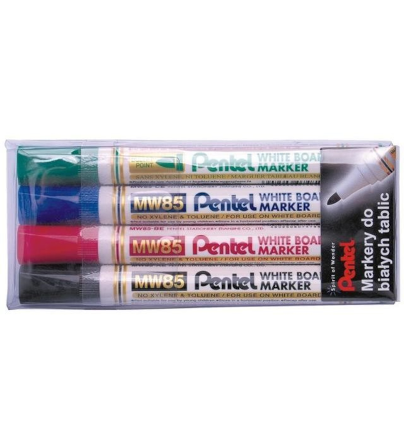 MARKER SUCHOŚCIERALNY 4 KOLORY PENTEL