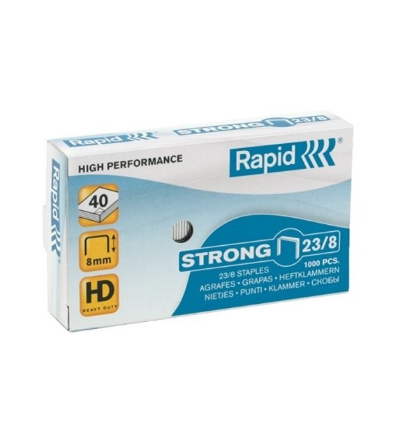 ZSZYWKI 23/ 8 RAPID STRONG 1000 zszywek